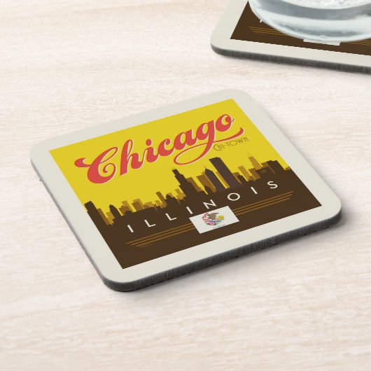 シカゴイリノイのスカイライン コースター (左側)