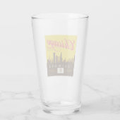 シカゴイリノイのスカイライン タンブラーグラス (裏面)