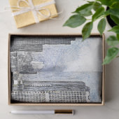 シカゴイリノイステッチデコパージュティッシュペーパー 薄葉紙 (ギフト)