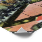 シカゴイリノイズエッジウォータービーチ ポスター (角)