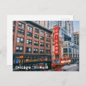 シカゴイリノイズダウンタウンポストカード ポストカード (正面/裏面)