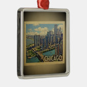 シカゴイリノイズヴィンテージトラベルオーナメント メタルオーナメント (右)