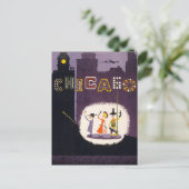 シカゴイリノイヴィンテージレトロ旅行ポスター ポストカード (スタンド正面)