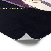 シカゴイリノイヴィンテージレトロ旅行 ポスター (角)