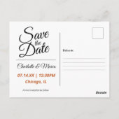 シカゴイリノイヴィンテージ日付ポストカードの保存 ポストカード (裏面)