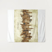 シカゴイリノイ市街 タペストリー (正面(横))