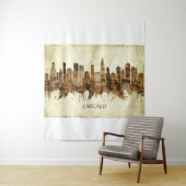 シカゴイリノイ市街 タペストリー (インサイチュ)