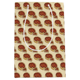 シカゴイリノイ深いディッシュペパロニピザパイ ミディアムペーパーバッグ