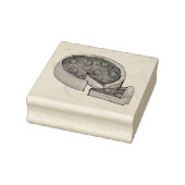 シカゴイリノイ深いディッシュペパロニピザパイ ラバースタンプ (スタンプ)