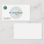 シカゴイリノイ素晴らしシール 名刺 (正面/裏面)