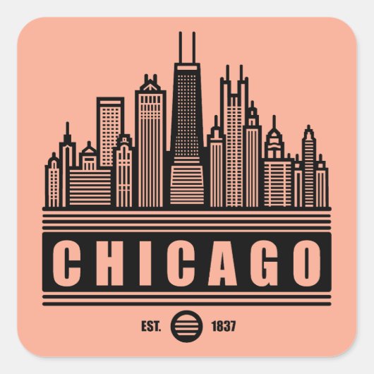 シカゴイリノイ統一された州 スクエアシール (正面)