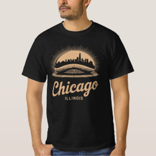 シカゴイリノイ豆Tシャツ Tシャツ