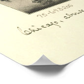 シカゴイリノイ1860アンティークパノラママップ ポスター (角)