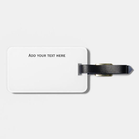 シカゴイリノイ4スターズヴィンテージトラベル ラゲッジタグ (裏面横)