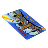 シカゴイリノイILラージレターはがきマグネット マグネット (右側)