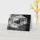 シカゴイリノイKady Camera Co Storeウィンドウ1950s カード (黄色い花)