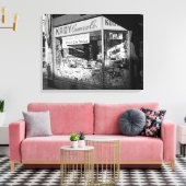 シカゴイリノイKady Camera Co Store Window 50's キャンバスプリント (インサイチュ (リビング))