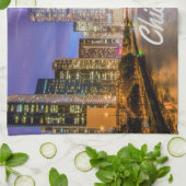 シカゴイリノスシティアットナイト キッチンタオル (折り畳み)