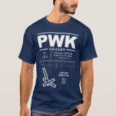 シカゴエグゼクティブエアポートPWK Tシャツ (正面)