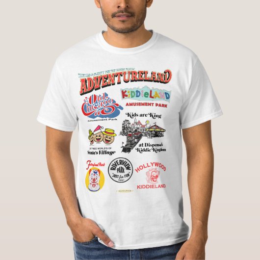 シカゴエリアアミューズメントパーク Tシャツ (正面)