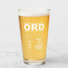 シカゴオハレ国際的エアポートORD タンブラーグラス