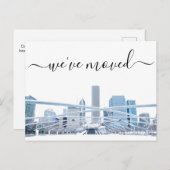 シカゴオフィス移転のお知らせはがき 案内ポストカード (正面/裏面)