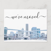 シカゴオフィス移転のお知らせはがき 案内ポストカード (正面)