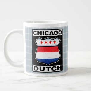 シカゴオランダアメリカンシールドマグ ジャンボコーヒーマグカップ