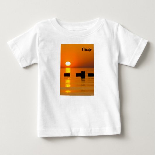 シカゴオレンジガロアモーニング ベビーTシャツ (正面)