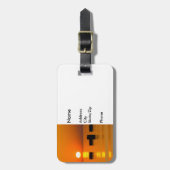 シカゴオレンジガロアモーニング ラゲッジタグ (正面縦)