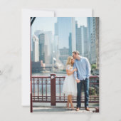 シカゴカップル セーブザデート (裏面)