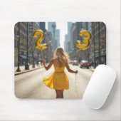 シカゴガールパーティー風船 マウスパッド (マウス)