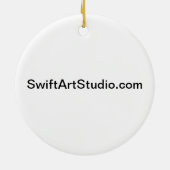 シカゴキャリッジ乗車 セラミックオーナメント (裏面)