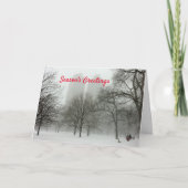 シカゴクリスマスカードシーズンズグリーティングホリデー カード (正面)