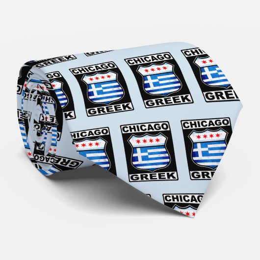シカゴグリークアメリカンシールド ネクタイ (ロール)
