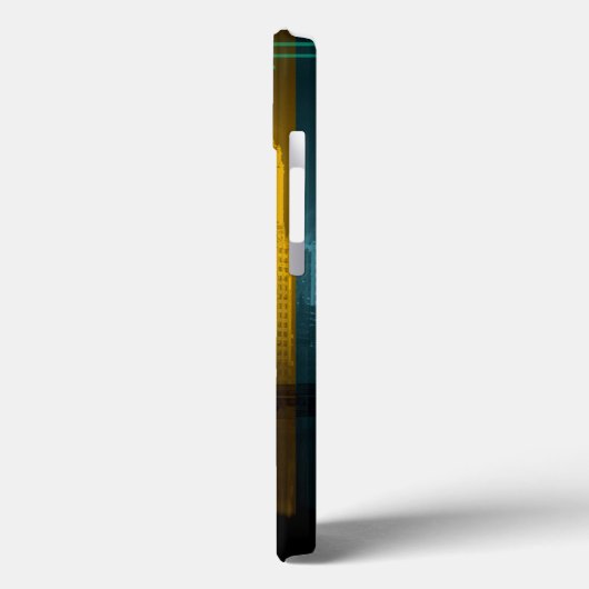 シカゴゲイレズビアンインタレストウィグリー建物 Case-Mate iPhoneケース (裏面 / 左)