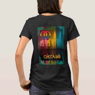 シカゴゲイレズビアンインタレストウィグリー建物 Tシャツ