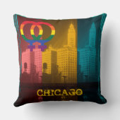 シカゴゲイレズビアンインタレストレインボーウィグリービル クッション (裏面)