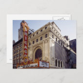 シカゴシアターの歴史的はがき ポストカード (正面/裏面)