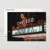 シカゴシアターマーキーポストカード ポストカード (正面/裏面)