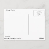 シカゴシアターマーキーポストカード ポストカード (裏面)