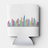 シカゴシティのスカイライン 缶クーラー (裏面)