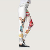 シカゴシティアパレルダウンタウン歩くベアーシルエット レギンス (右)