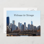 シカゴシティスカイライン ポストカード (正面/裏面)