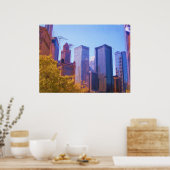 シカゴシティ秋サイン ポスター (キッチン)