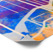 シカゴシティ通りの地図 ポスター (角)