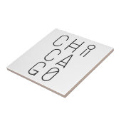 シカゴジオモダンメトリタイポグラフィ タイル (側面)