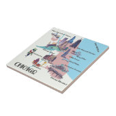 シカゴジョージアは地図を強調します タイル (側面)