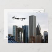 シカゴスカイラインはがき ポストカード (正面/裏面)