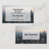 シカゴスカイラインアットサンセット 名刺 (正面/裏面)